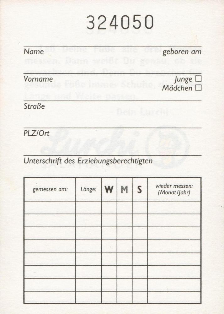 Salamander Fußmeßpaß