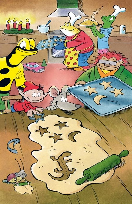 Lurchi Weihnachtskarte 2008