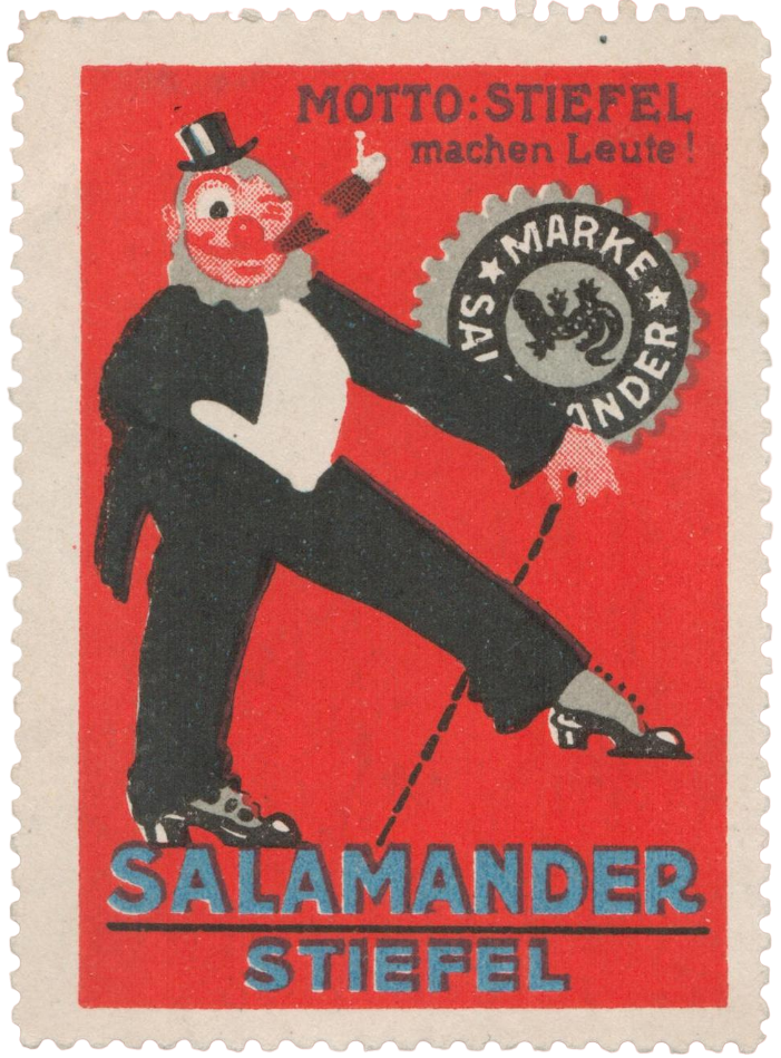 Reklamemarke Salamander