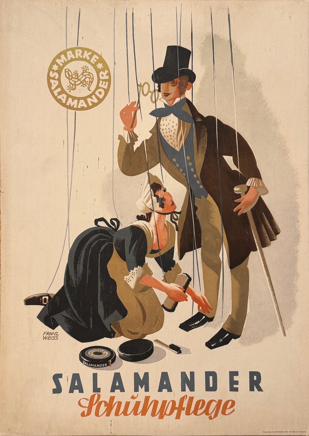 Werbeaufsteller Salamander